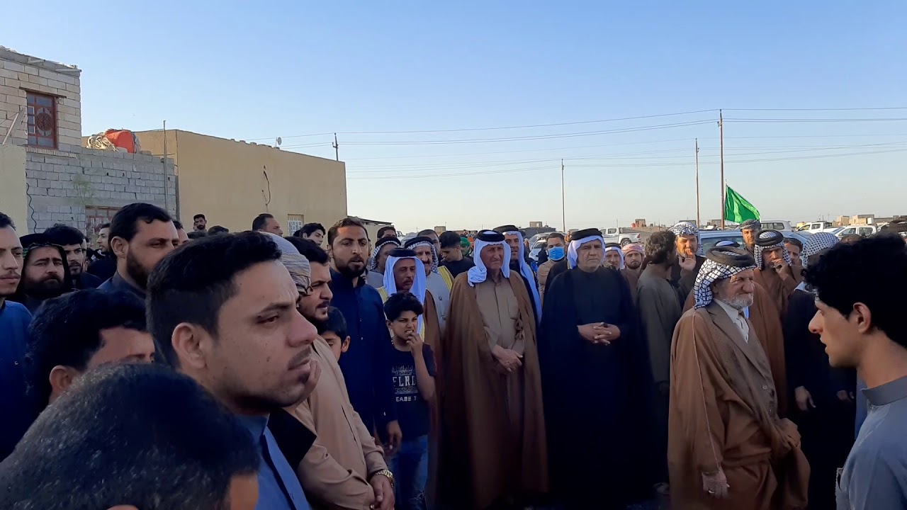 عراضة الحمادنه بيت العجيل الئ الساده البطاط في فاتحه المرحوم سيد جواد البطاط