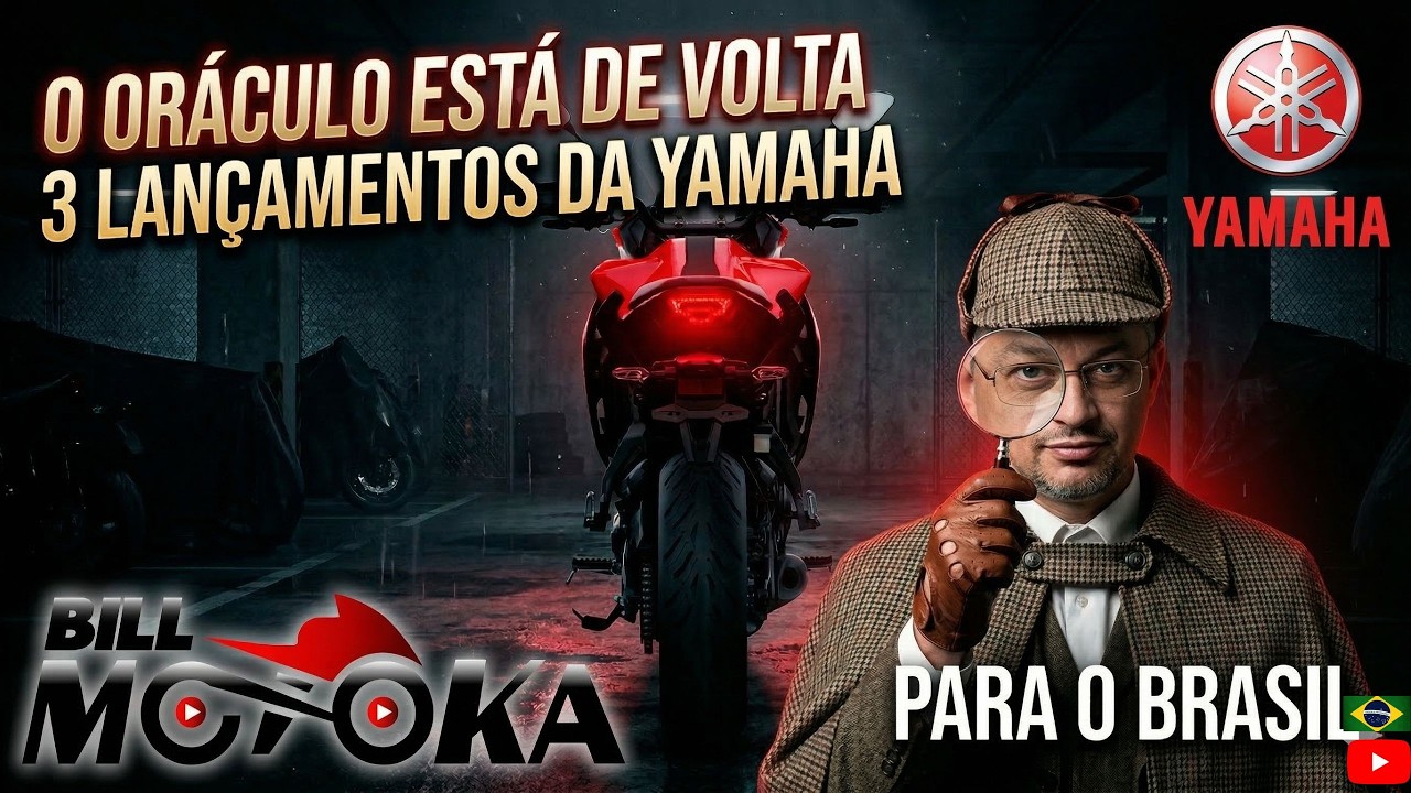 3 lançamentos da YAMAHA para o BRASIL em 2026, o Oráculo está de volta.