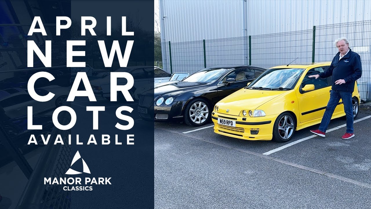 Новые автомобили на продажу &mdash; апрельский аукцион в Manor Park Classics.