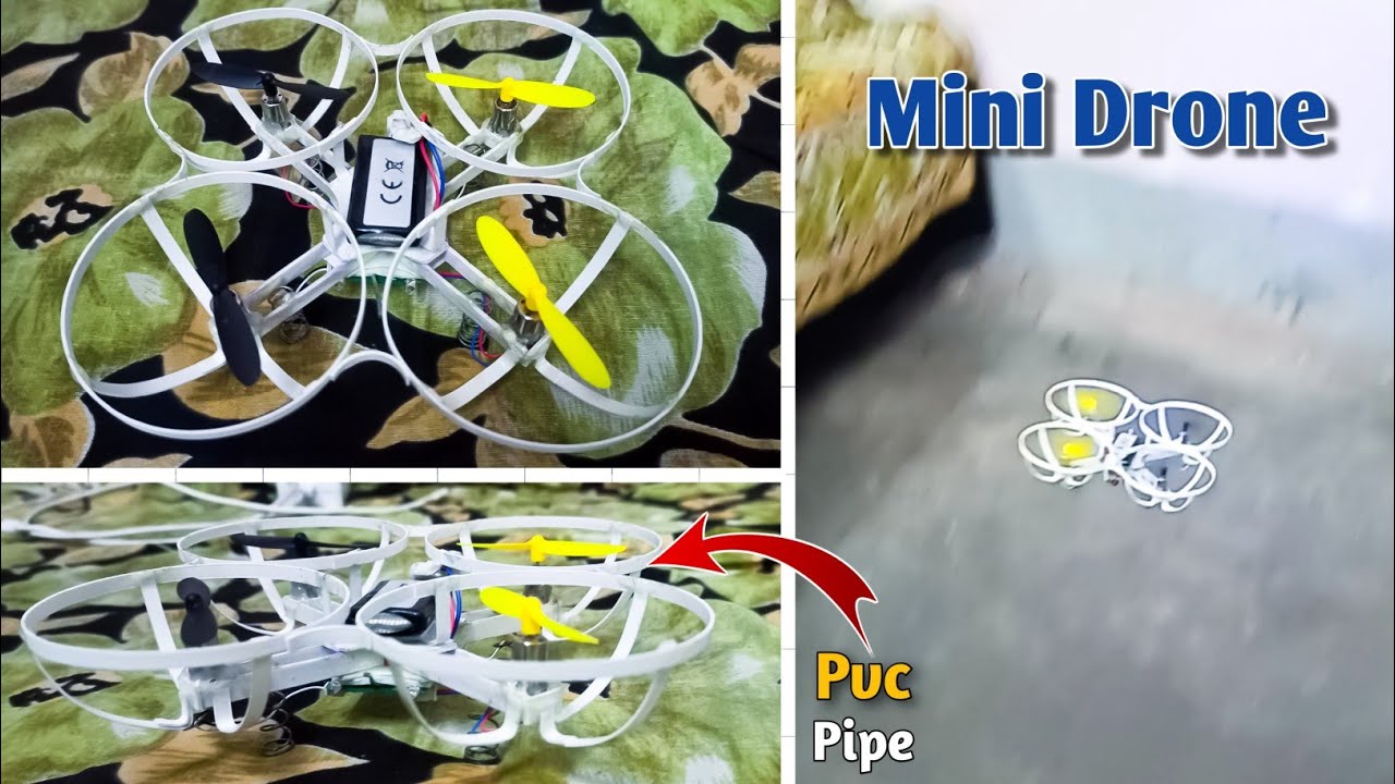 How to make Drone using pvc pipe | Homemade mini Drone | 2022