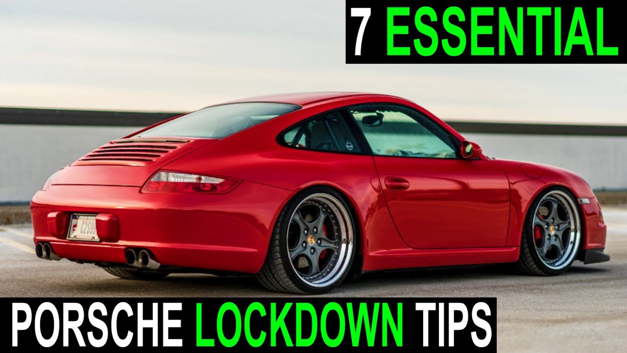 Porsche Storage Guide -Tips for your Porsche Parked Car If Not In Use - Prevent Porsche Dash Light