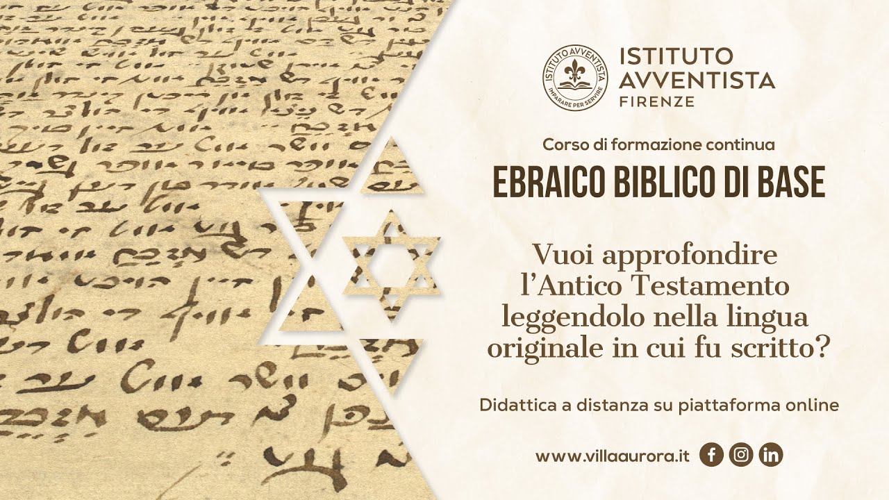 Corso Ebraico biblico di base