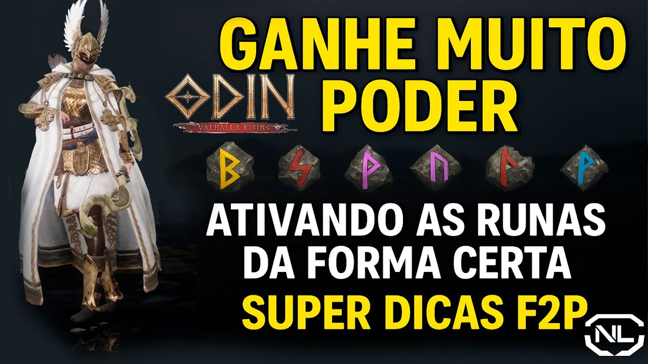 RUNAS PODEROSAS! TURBINE SEU PERSONAGEM SEM GASTAR NADA! ODIN VALHALLA RISING