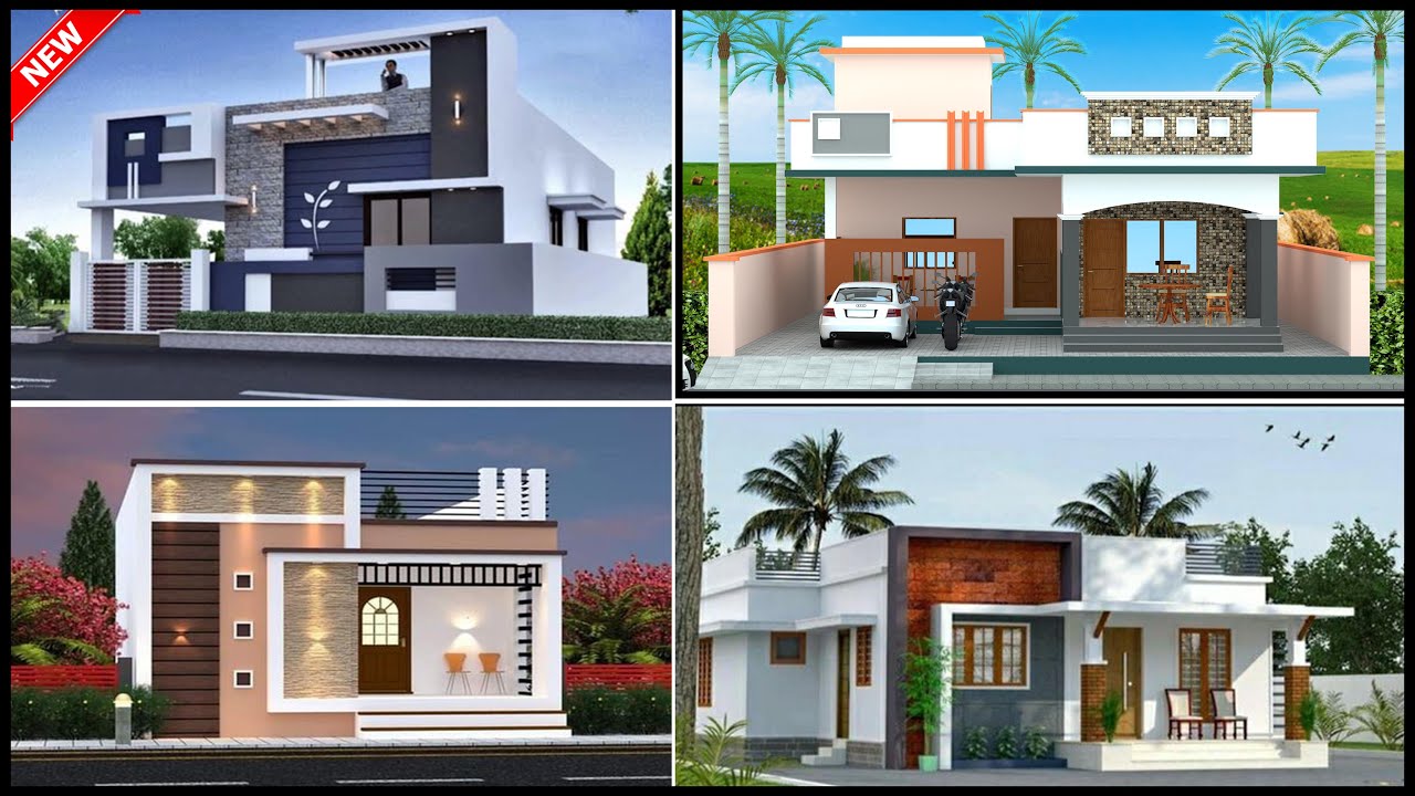 Top Latest Single Floor Front Elevation Design, Small House Design Ideas, Modern House Elevation