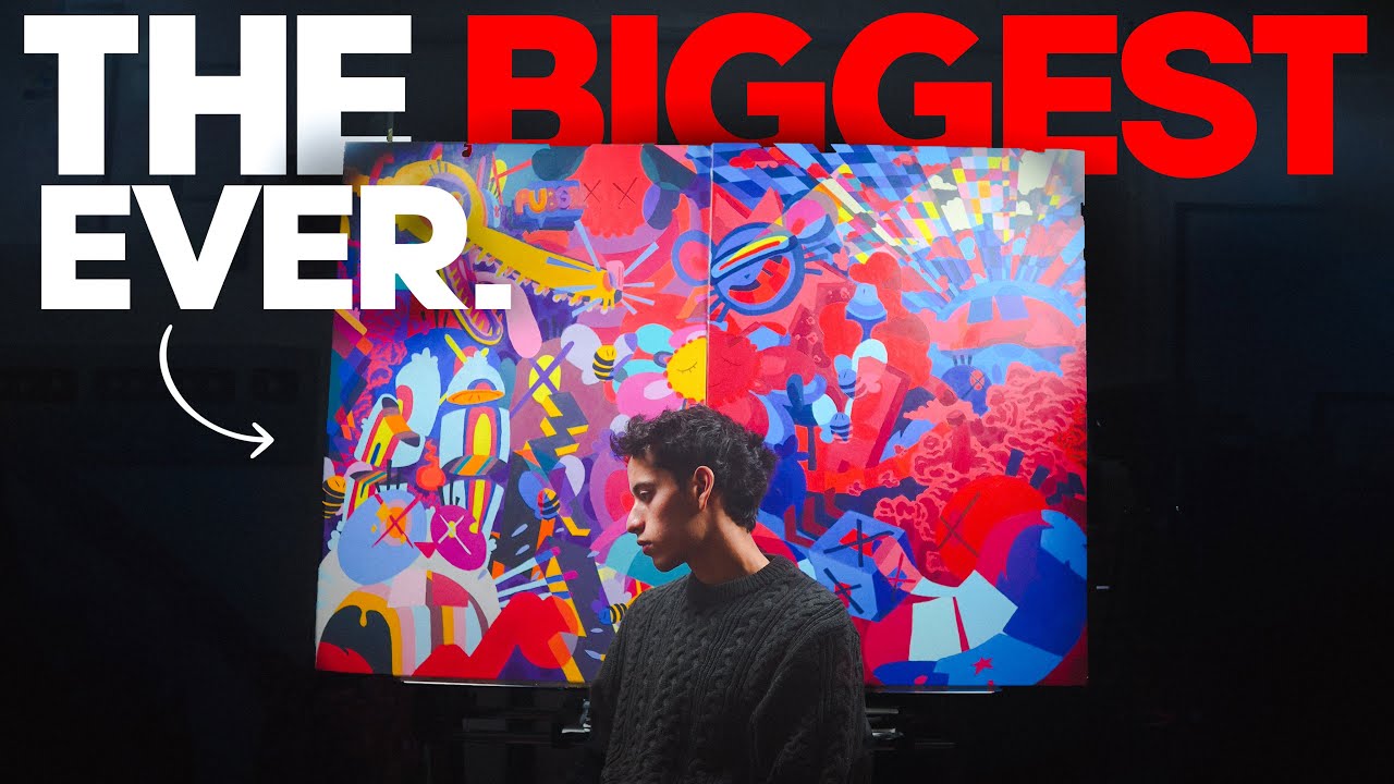 Создаю самую большую картину в своей жизни!
