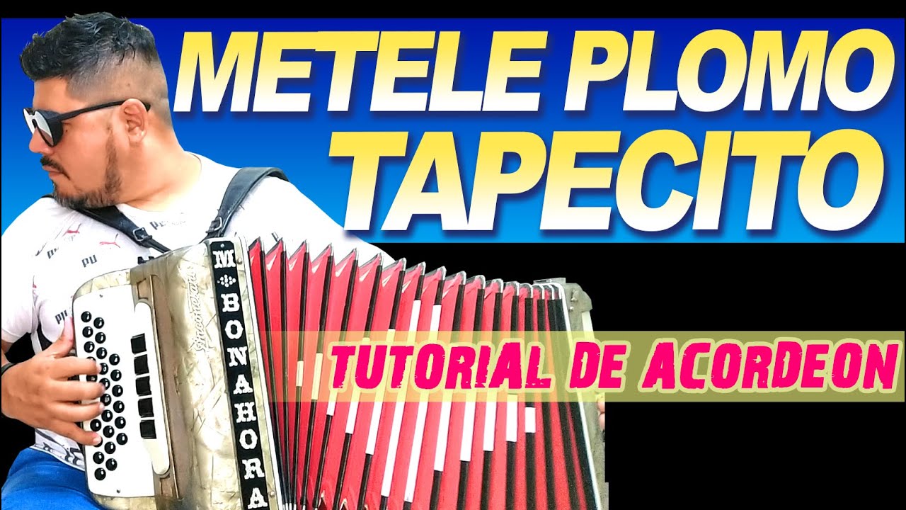 TUTORIAL: METELE PLOMO TAPECITO con Acordeón Verdulera