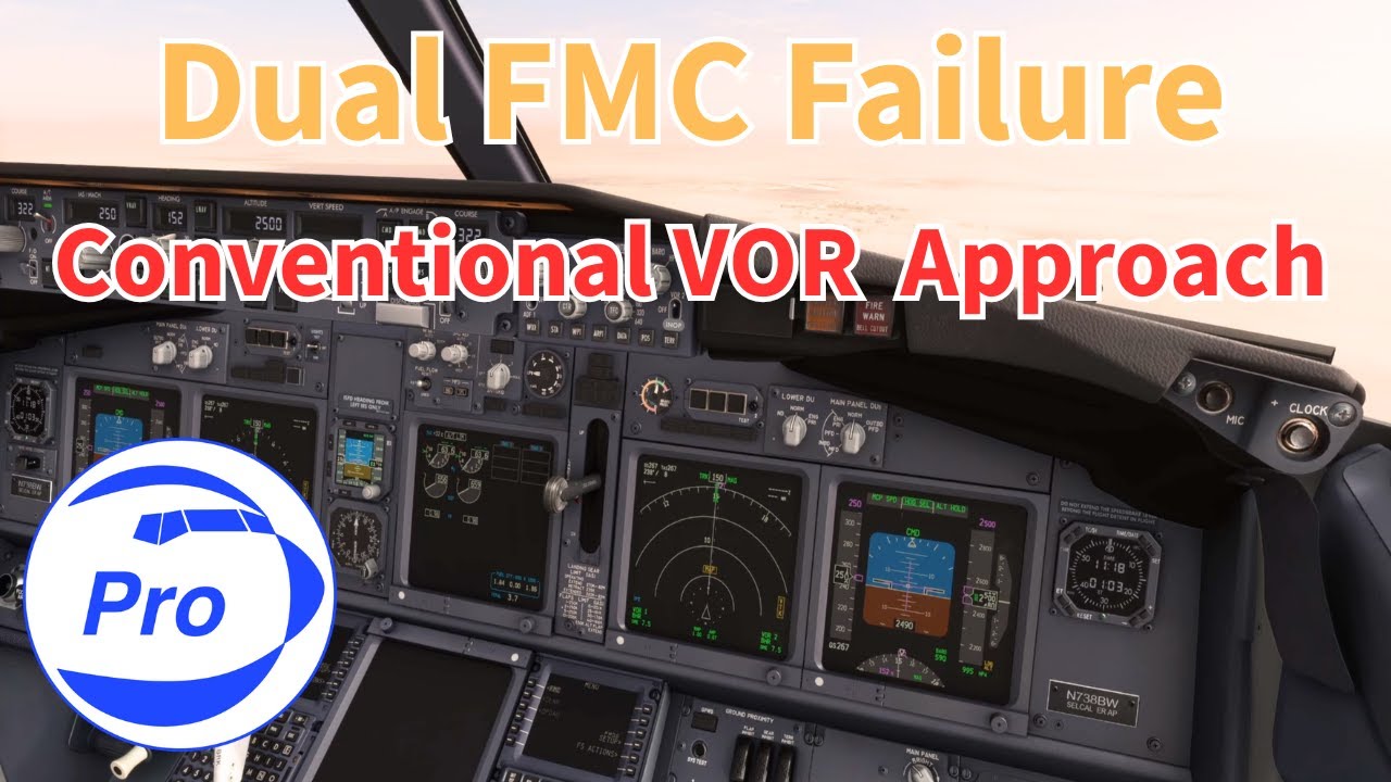 Dual FMC failure - VOR approach