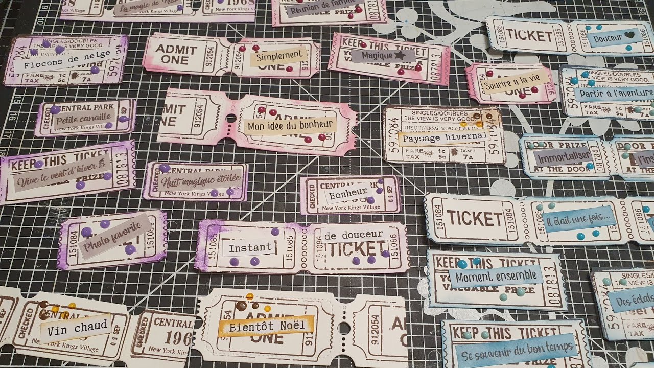 FAIRE DES TICKETS A OFFRIR
