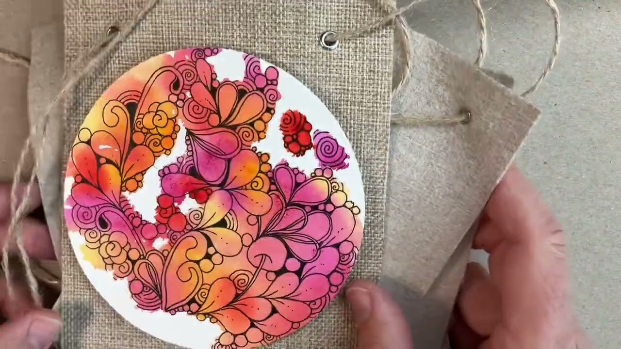 Zentangle® Tangled Garland Project