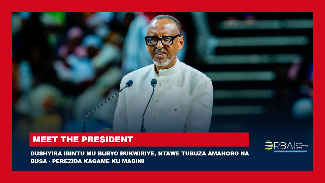 Dushyira ibintu mu buryo bukwiriye, ntawe tubuza amahoro na busa - Perezida Kagame ku madini