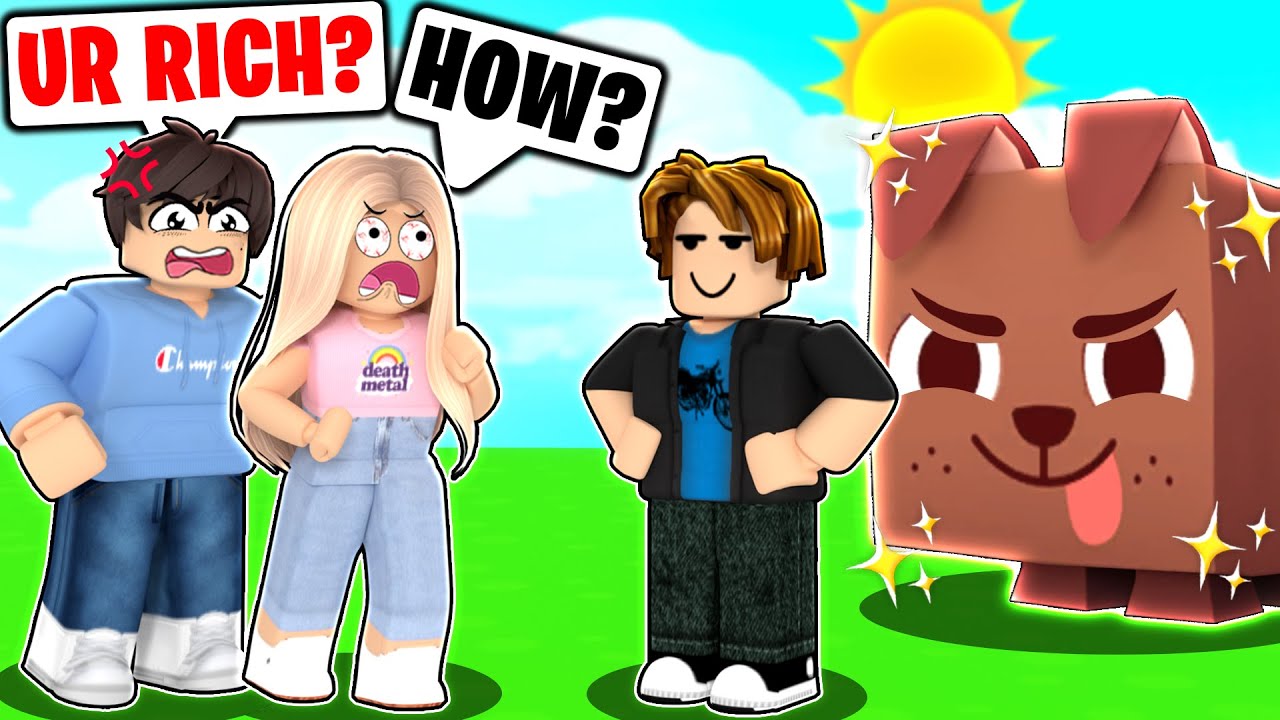 NOOB With HUGE DOG Challenges TOXIC FLEXERS! (Roblox Pet Simulator X)