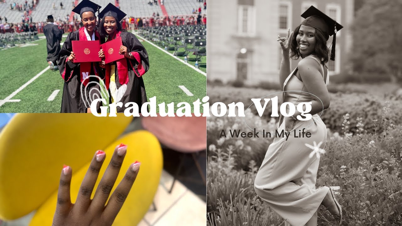 ✨Graduation Vlog :TAKING GRAD PHOTS/GETTING MY HAIR AND NAILS DONE/ AND ALL THE LAST SHENANIGANS 😎✨