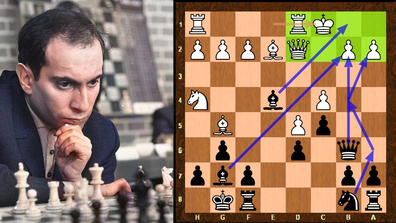 DANGERS OF CASTLING QUEENSIDE!: Chukaev vs Tal -  King's Indian Defence: Averbakh
