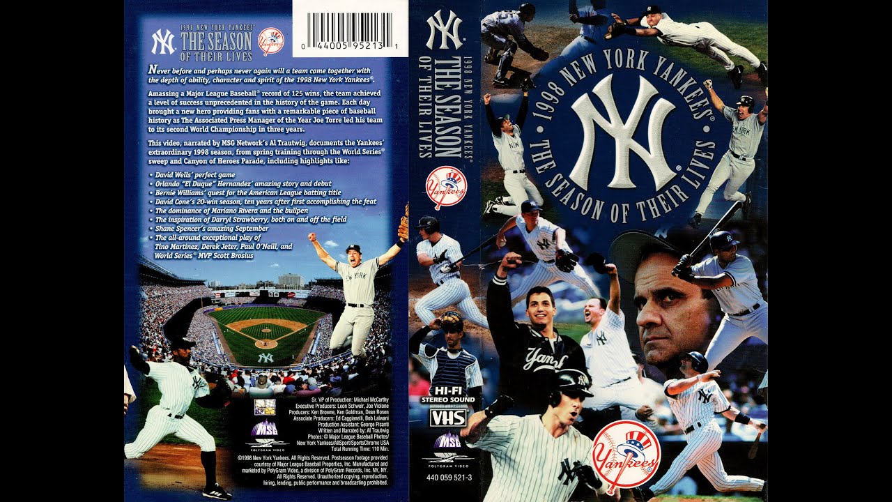 The Season Of Their Lives - The 1998 NY Yankees