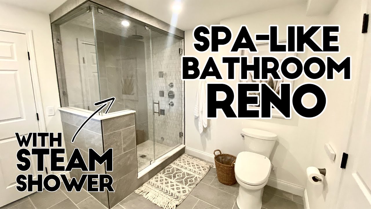 ЭПИЧЕСКИЙ ремонт ванной комнаты с паровым душем 🚿