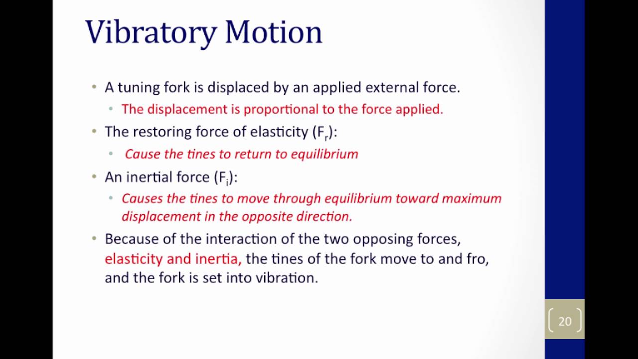Vibratory Motion - Video 3