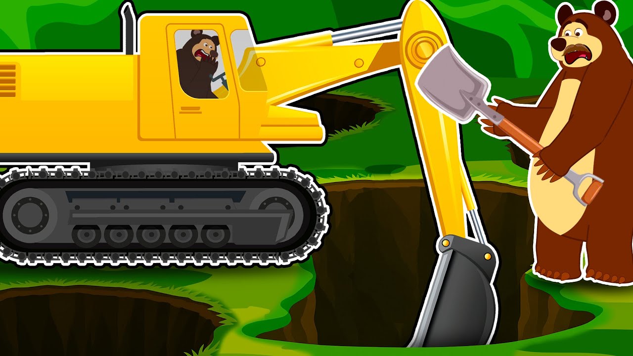 Excavator dropped scoop - Repair, Welding and Cleaning Excavator | Garage Vehicles