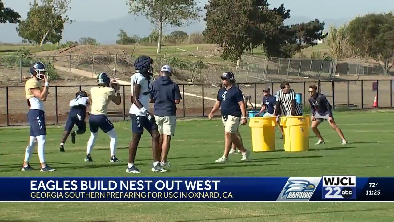 Georgia Southern sets up camp in California ahead of USC matchup