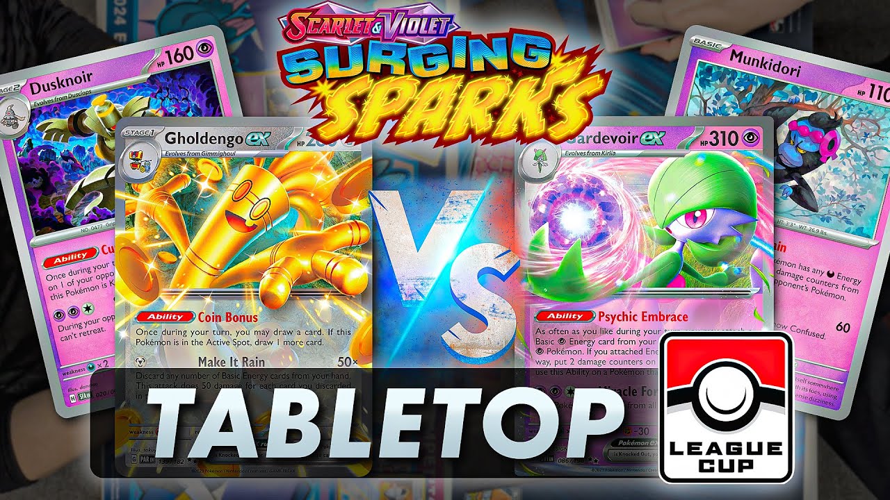Gholdengo ex vs Gardevoir ex (Finals) | SURGING SPARKS | League Cup | Tabletop