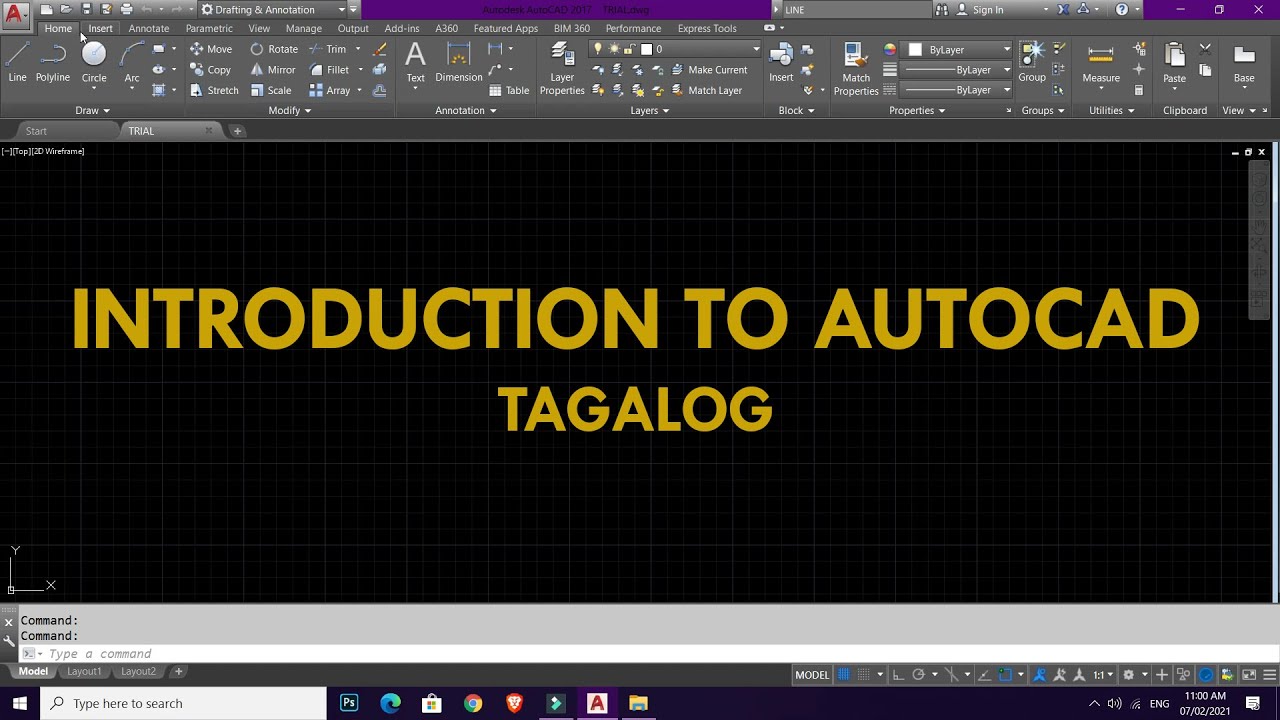 INTRODUCTION TO AUTOCAD | TAGALOG, PHILIPPINES