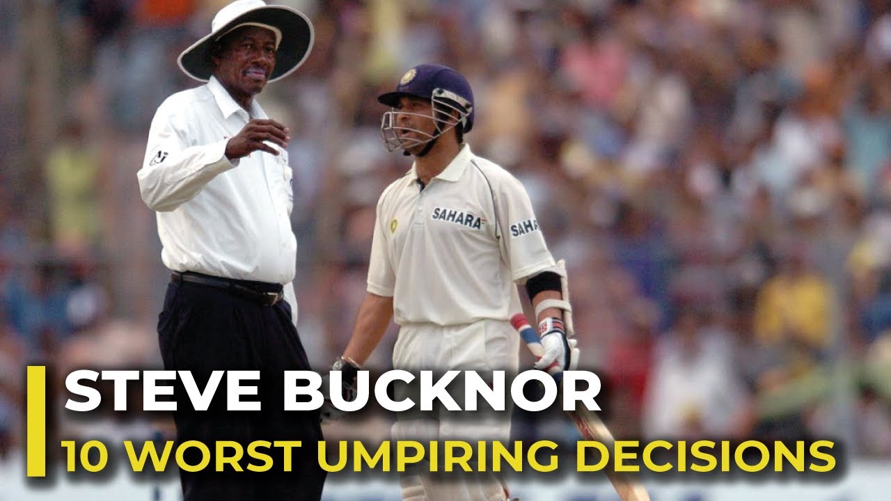 10 worst decisions of Umpire Steve Bucknor | Ravi Shastri said Umpire should retire at that time