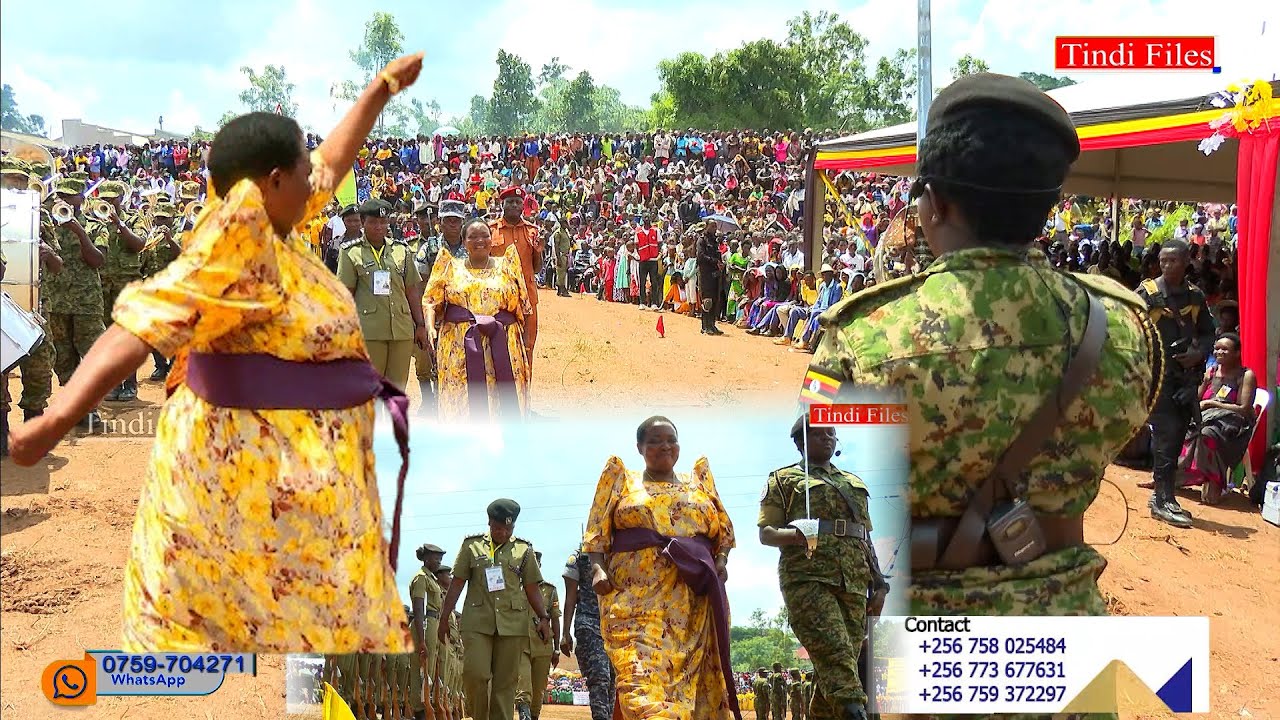 Nabbanja Given Full Military Honors As President And Commander In Chief Of UPDF On Womens Day 2024