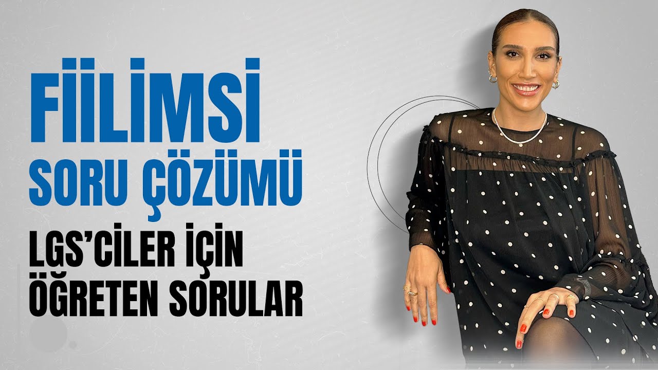 Fiilimsi Soru Çözümü  | LGS İçin Öğreten Sorular #lgs #lgstürkçe #fiilimsi