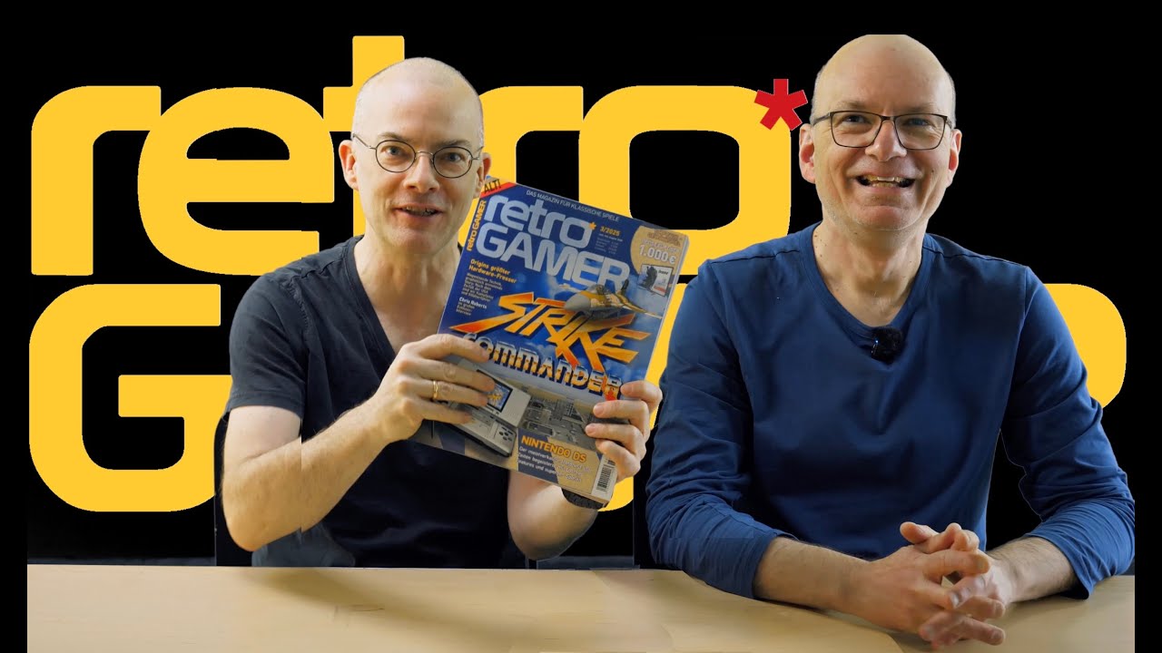Heinrich Lenhardt & Jörg Langer blättern in Retro Gamer 3/25