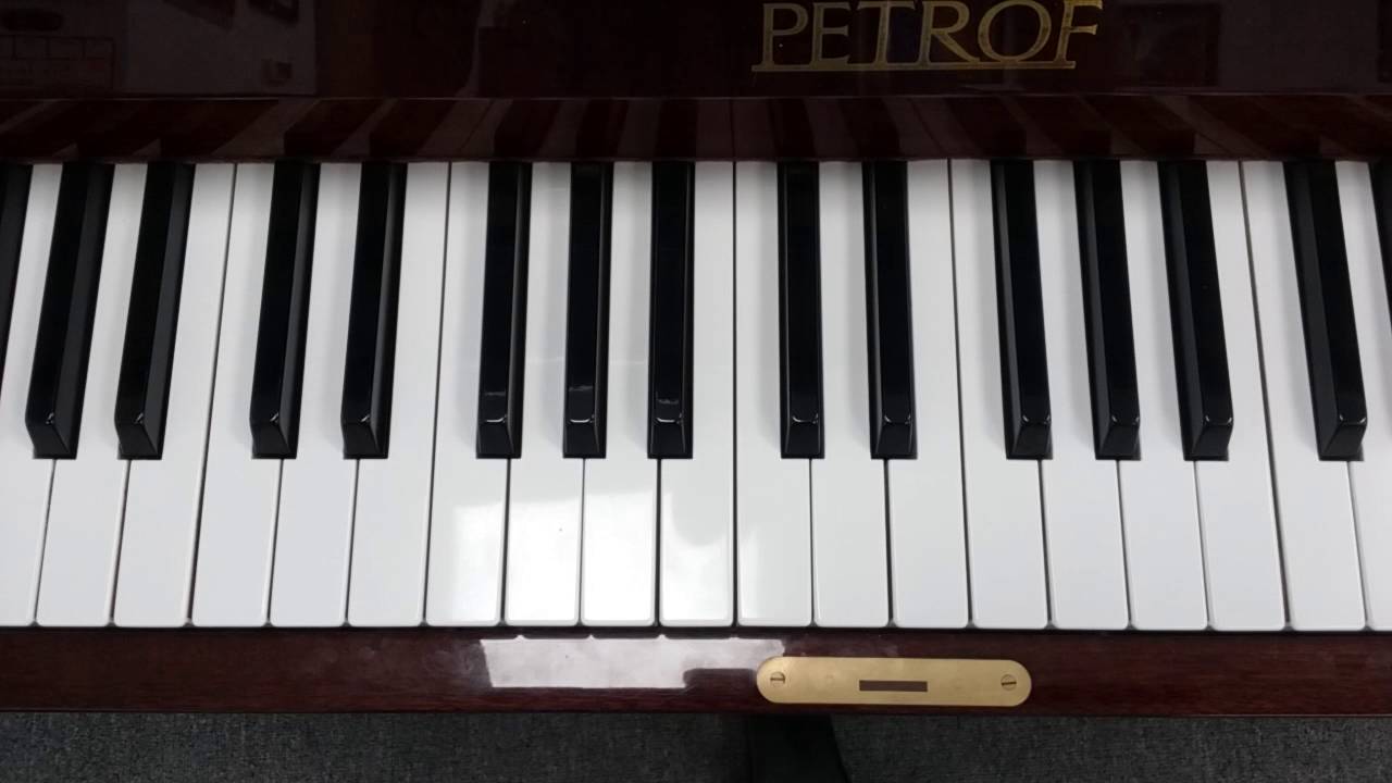 The B Major Scale - Piano - One Octave