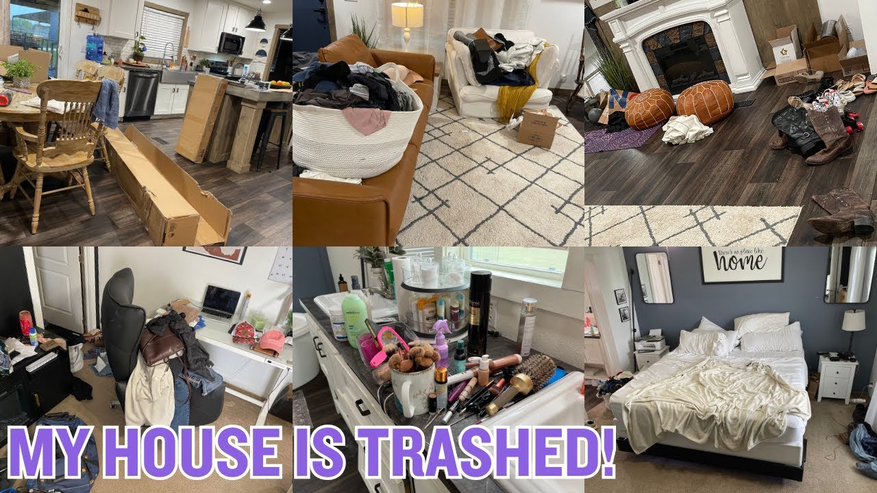 *NEW* WHOLE HOUSE CLEAN WITH ME/ COMPLETE DISASTER/BEFORE AND AFTER/CLEANING MOTIVATION/JUBARA