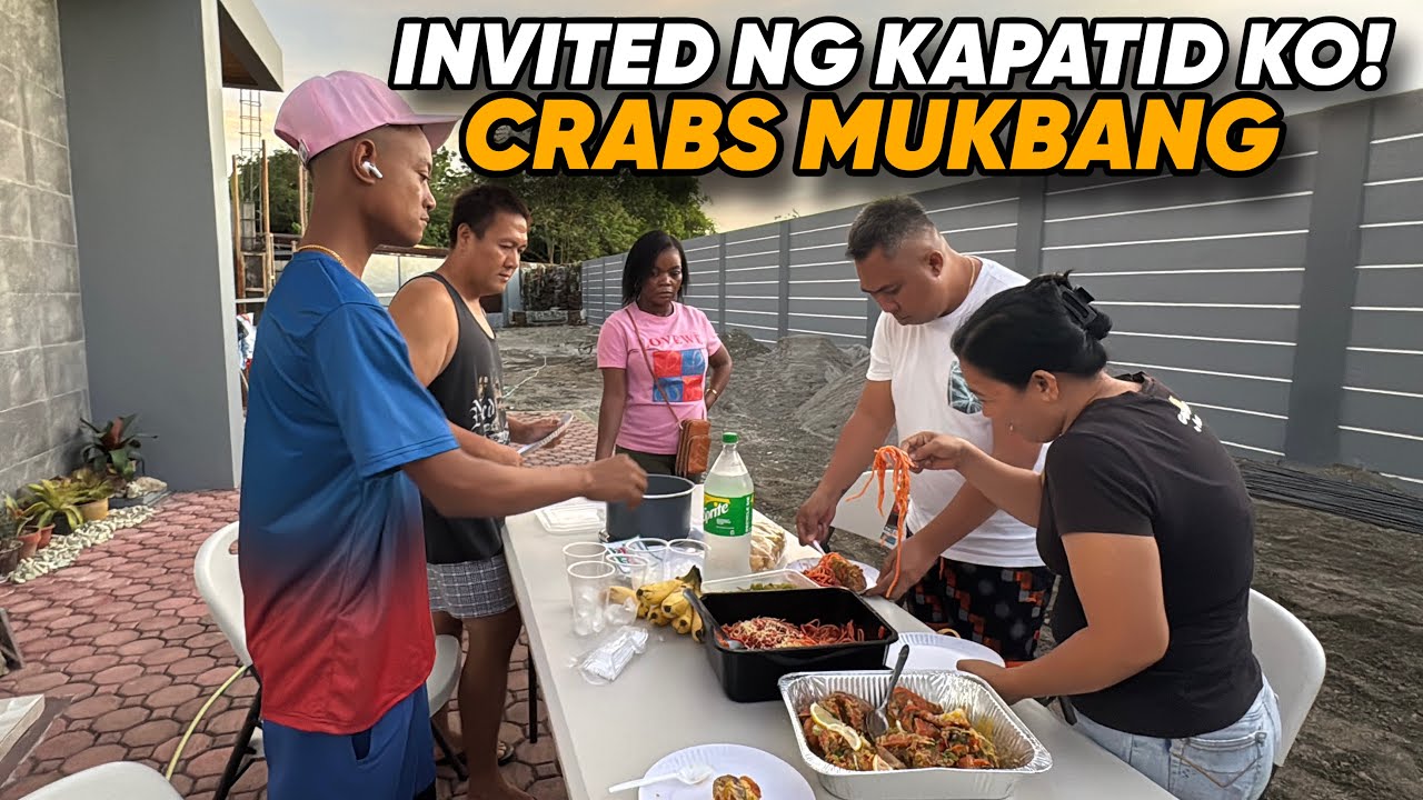 INIMBITAHAN NG KAPATİD KO!! CRABS MUKBANG!! MATINDI KUMAIN!AYOS!!!!