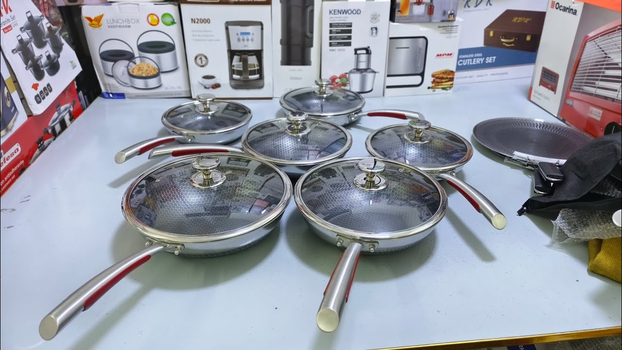 Complete Review Deep Frying Pan & Shallow Frying Pan | GS Traders #cookwareset #shallowfry #frypan 