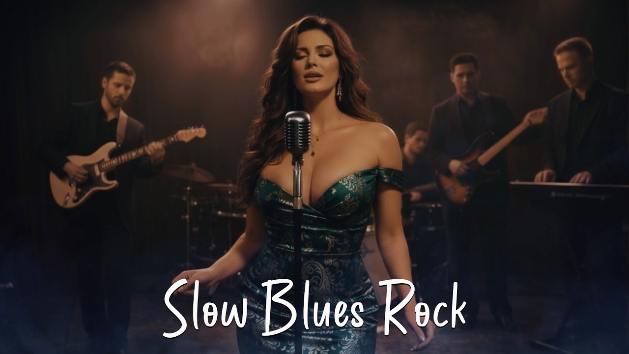 Janis Joplin,Etta James,Amy Winehouse Style || Slow Blues Rock Guitar Riffs || Whiskey Night Vibes