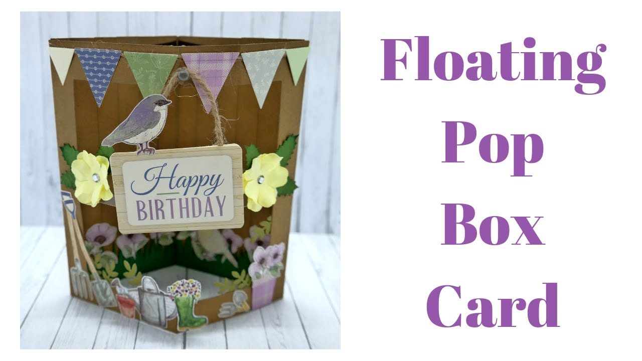 Floating Pop Box Card Original Design