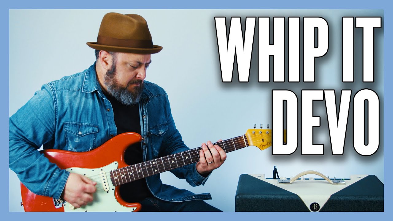 Урок игры на гитаре Whip It DEVO + обучающее видео