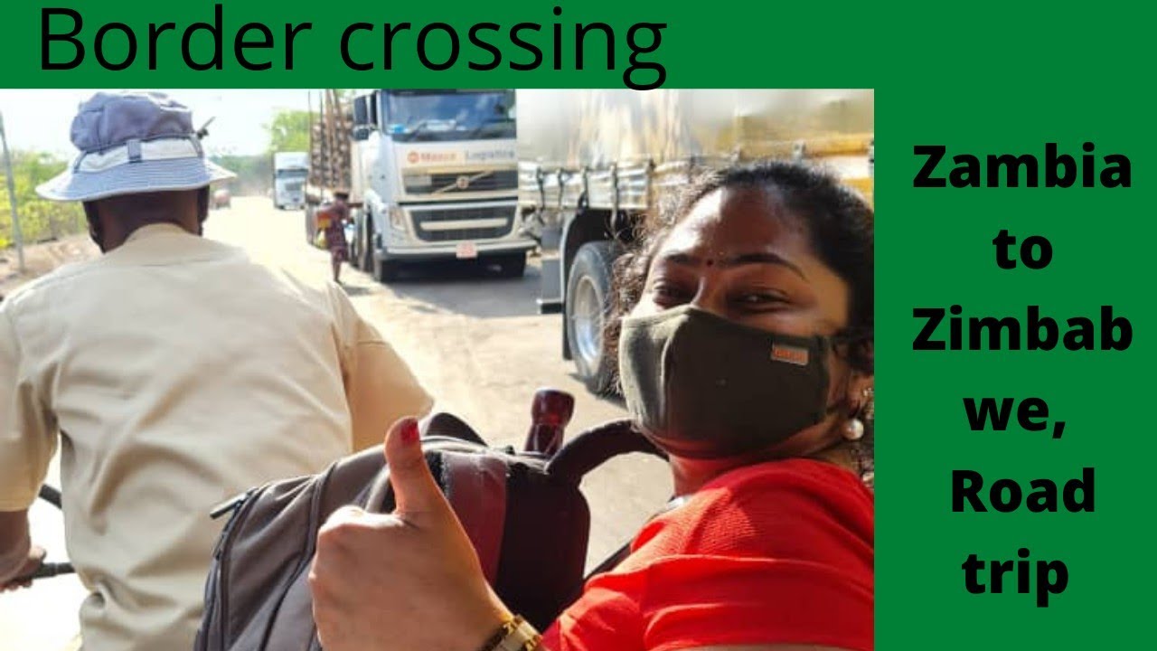 14.Zambia to Zimbabwe bus trip,  border crossing