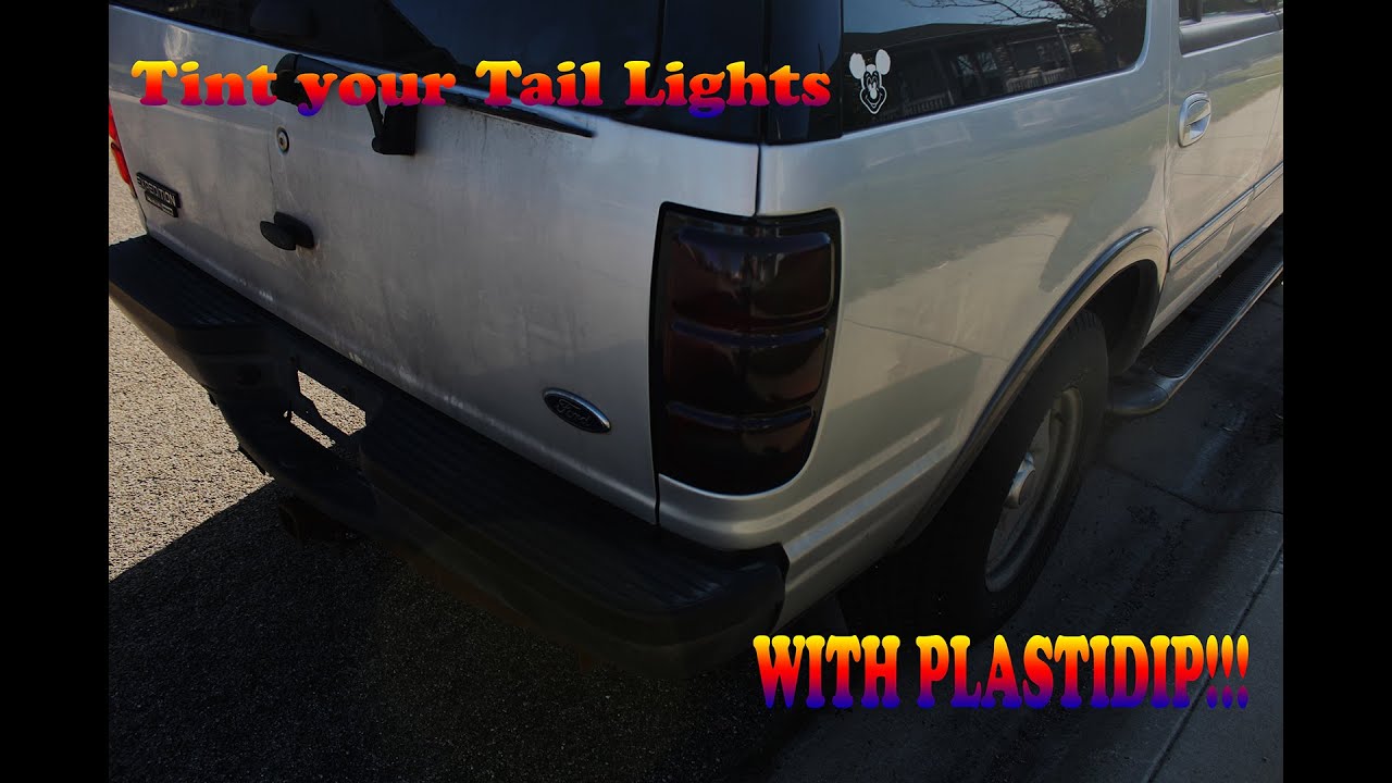 How To Properly Tint Your Tail Lights With Plastidip
