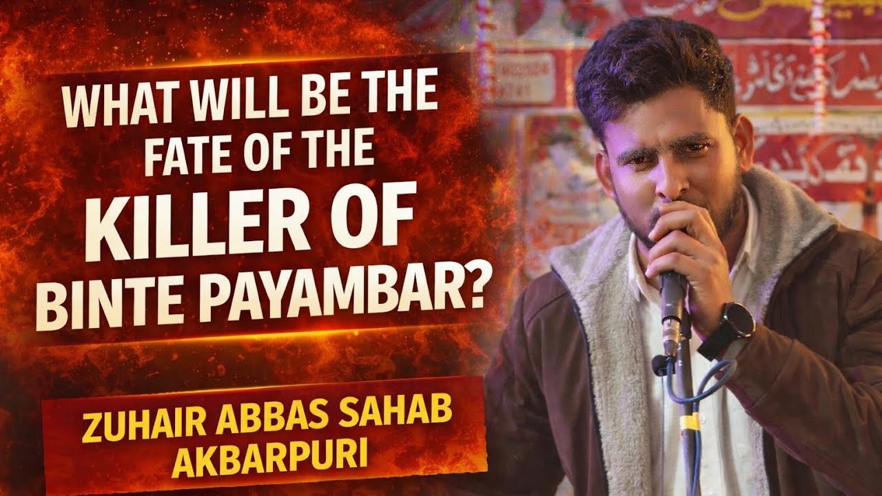 QATIL E BINTE PAYAMBAR KA BHALA KYA HOGA || JANAB ZUHAIR ABBAS SAHAB AKBARPURI | 11 SHABAN KATGHARKK