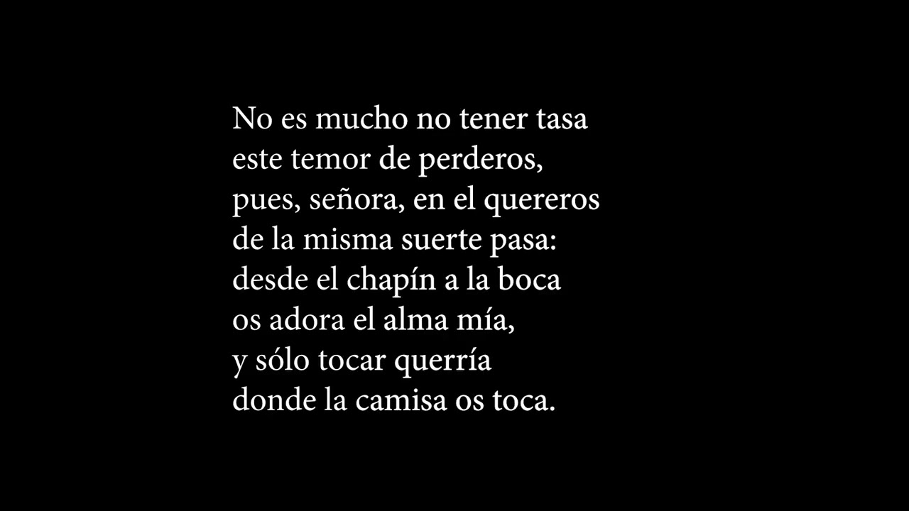 Si osase decir mi boca — Anónimo
