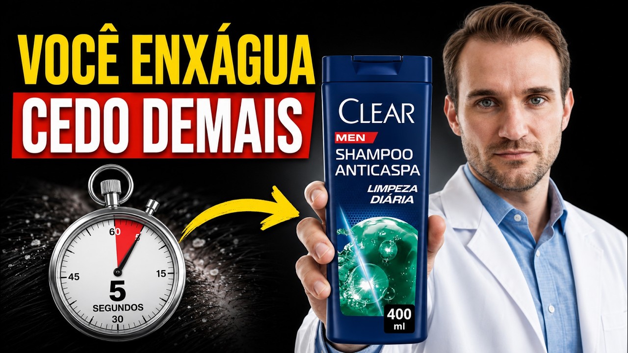 Por Que Shampoo Clear N&atilde;o Resolve Sua Caspa (E O Que Realmente Funciona)