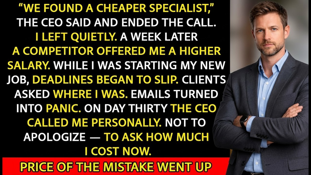 30 Days After They Found Someone Cheaper — The CEO Called Me With Shocking News | Viral Story
