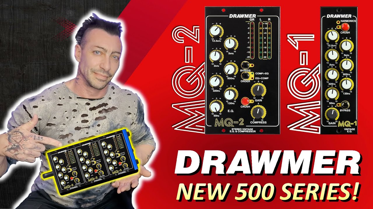 Компрессоры DRAWMER MQ-1 и MQ-2 Motown Inspired EQ серии 500