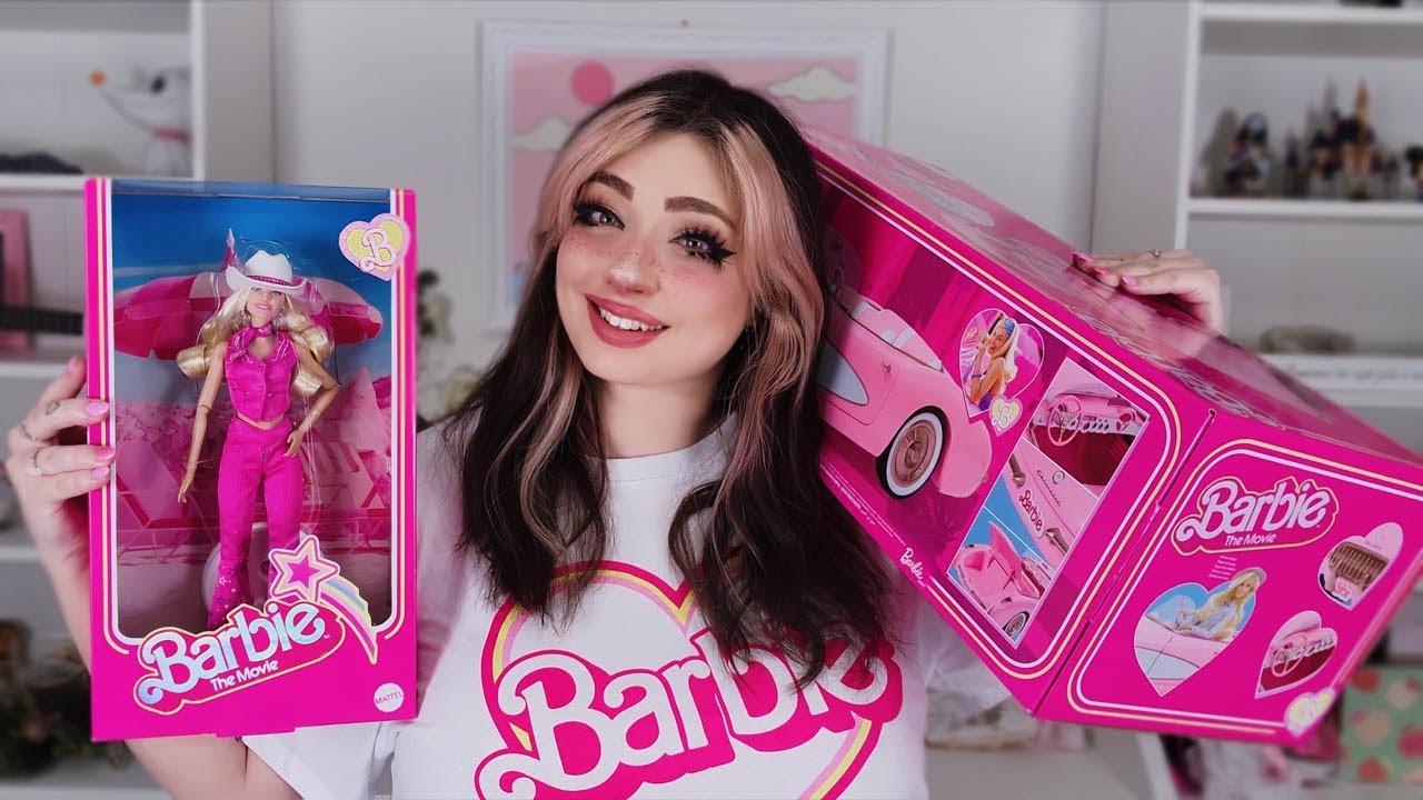 Barbie Movie Doll and Car Unboxing 🎀