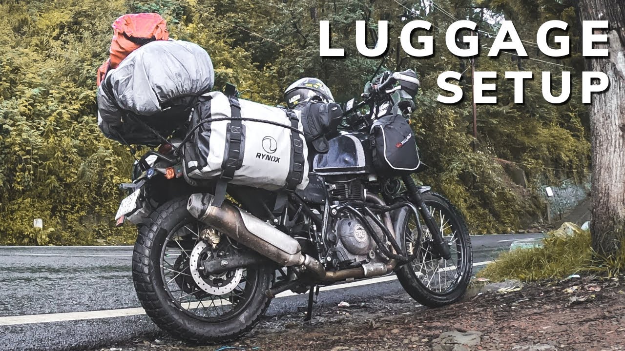 Luggage Setup for Adventure Motorcycle Touring | RE Himalayan