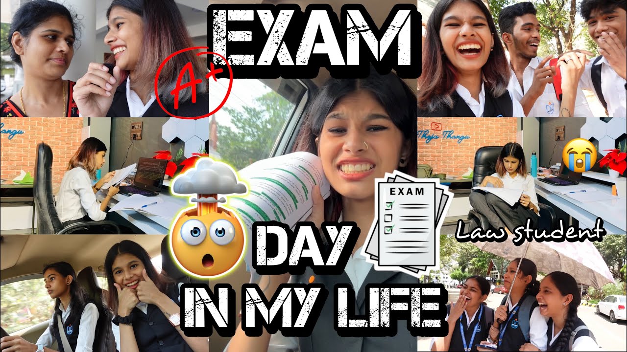AN EXAM DAY IN MY LIFE🤯📚 | LAW STUDENT👩‍⚖️ | Fail ayo?🤣 | thejathangu😉