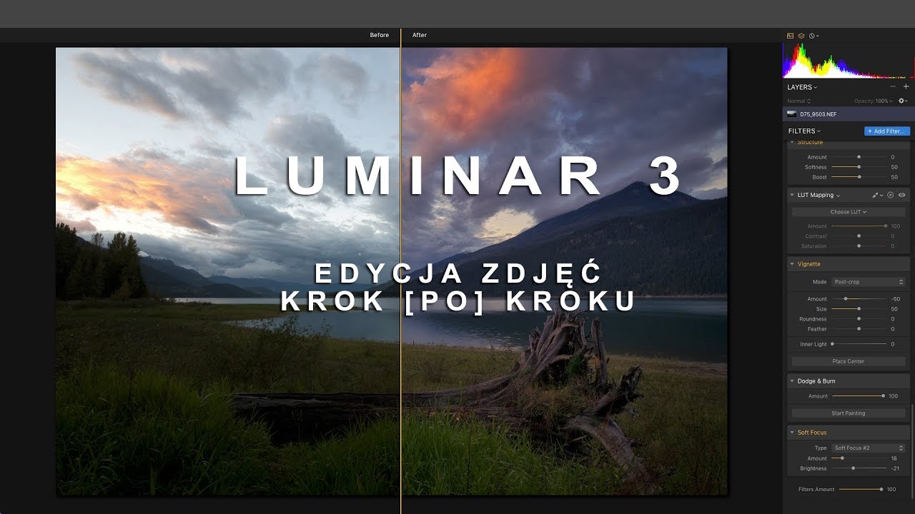 EDYCJA zdjęć w Luminar 3 - Krok po kroku 