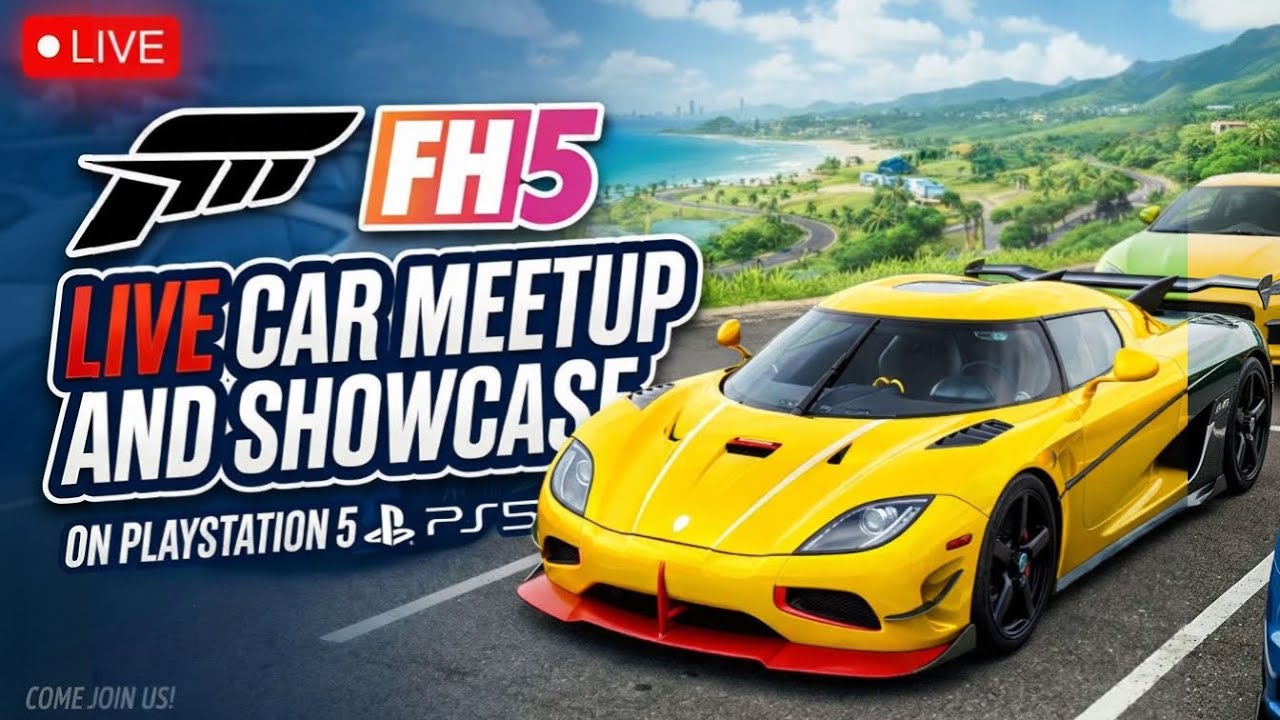 Road to 1k??! Cruise with Us ft King Davii|Forza Horizon 5 Stream| PS5 LIVE
