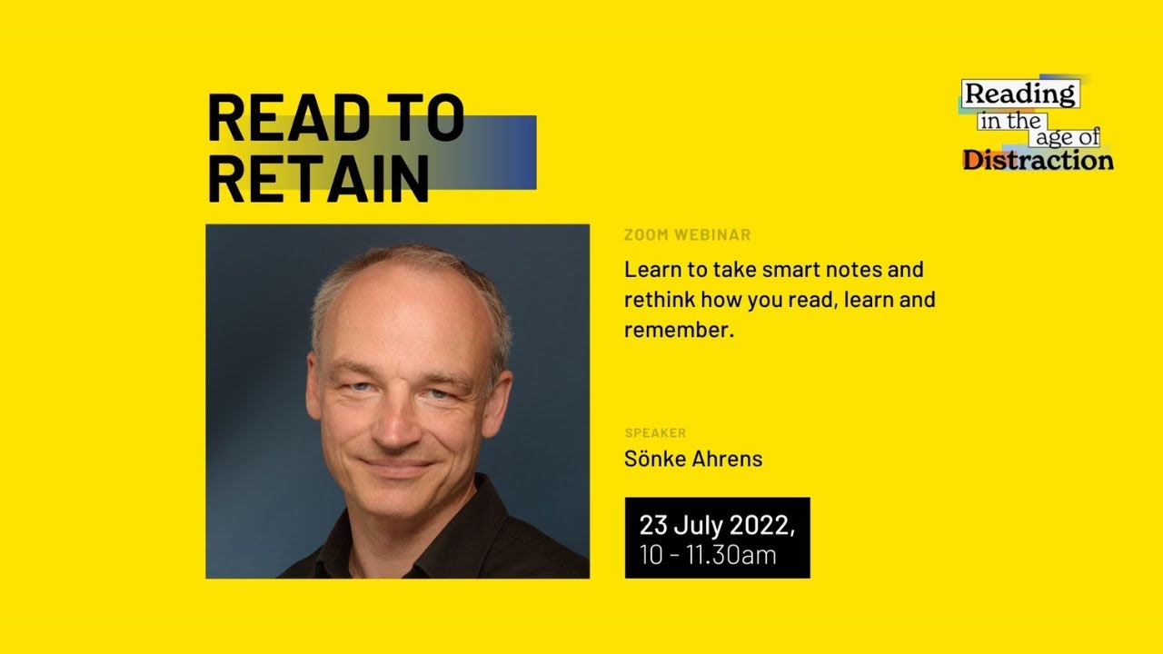 Read to Retain | Reading in the Age of Distraction 2022