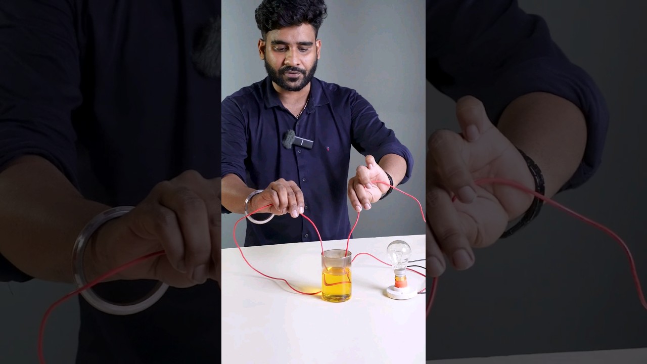 Can Current pass in Petrol #science #petrol #shorts #yashkeexperiments