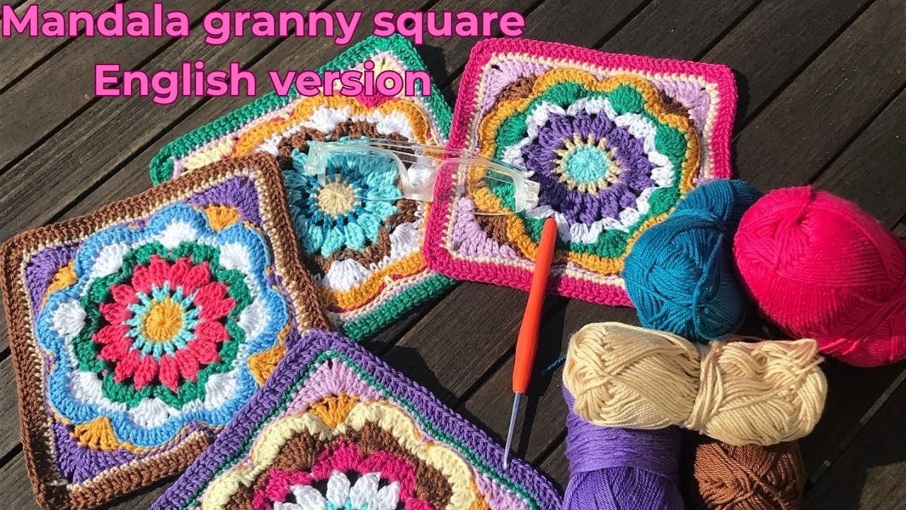 Mandala granny square english version
